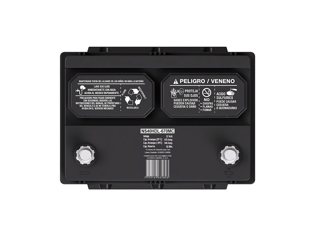 BATERIA MAC SILVER PLUS NS40HDL670MC RH - Image 2