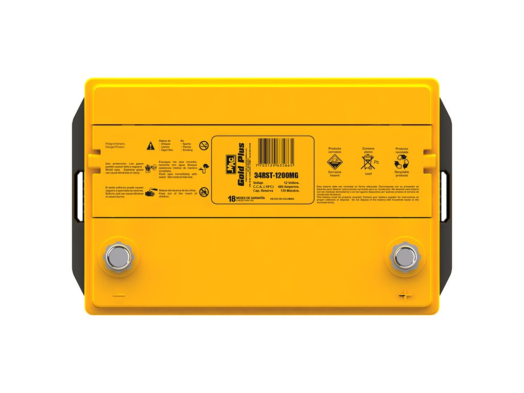 BATERIA MAC GOLD PLUS 1200A TIPO 34 RH - Image 2