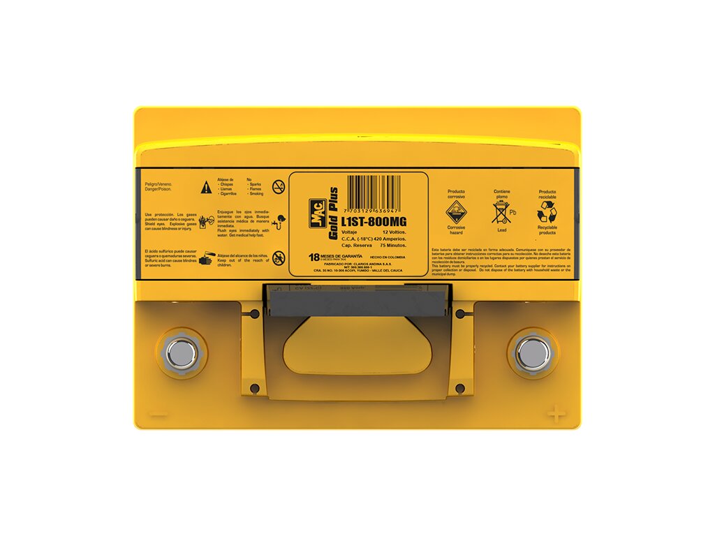 BATERIA MAC GOLD PLUS 800A TIPO L1 RH - Image 2