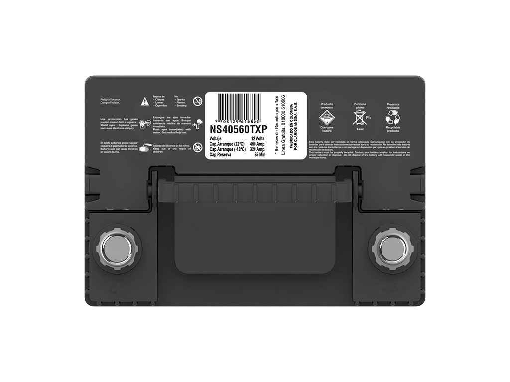 BATERIA POWER TAXI 560A TIPO NS40 PD LH - Image 2